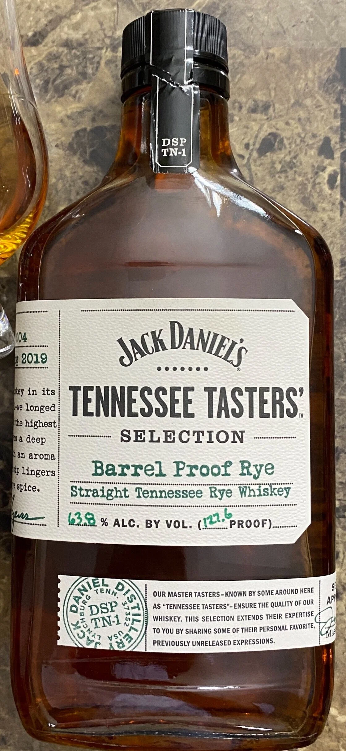 Jack Daniel's Tennessee Tasters' Barrel Proof Rye Review